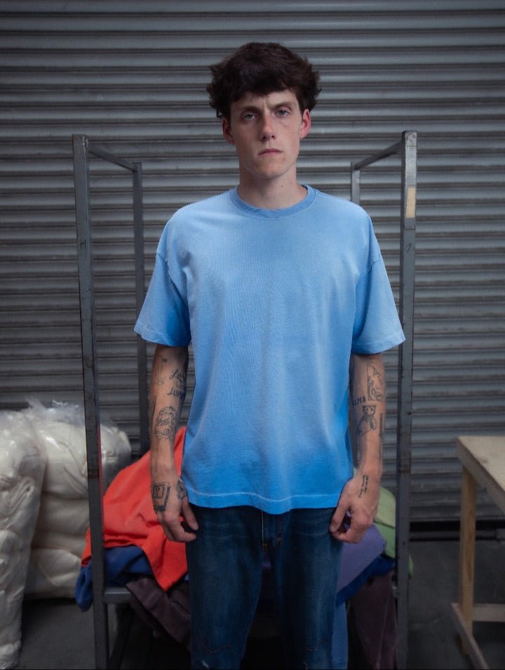 FADED ICE BLUE T-SHIRT – Blanks by Thirteen Studios