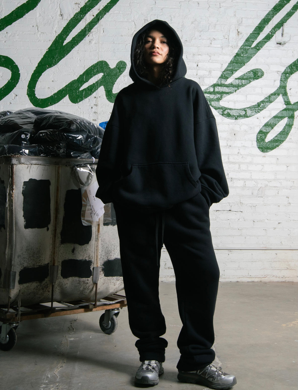 Black high quality sweatsuit