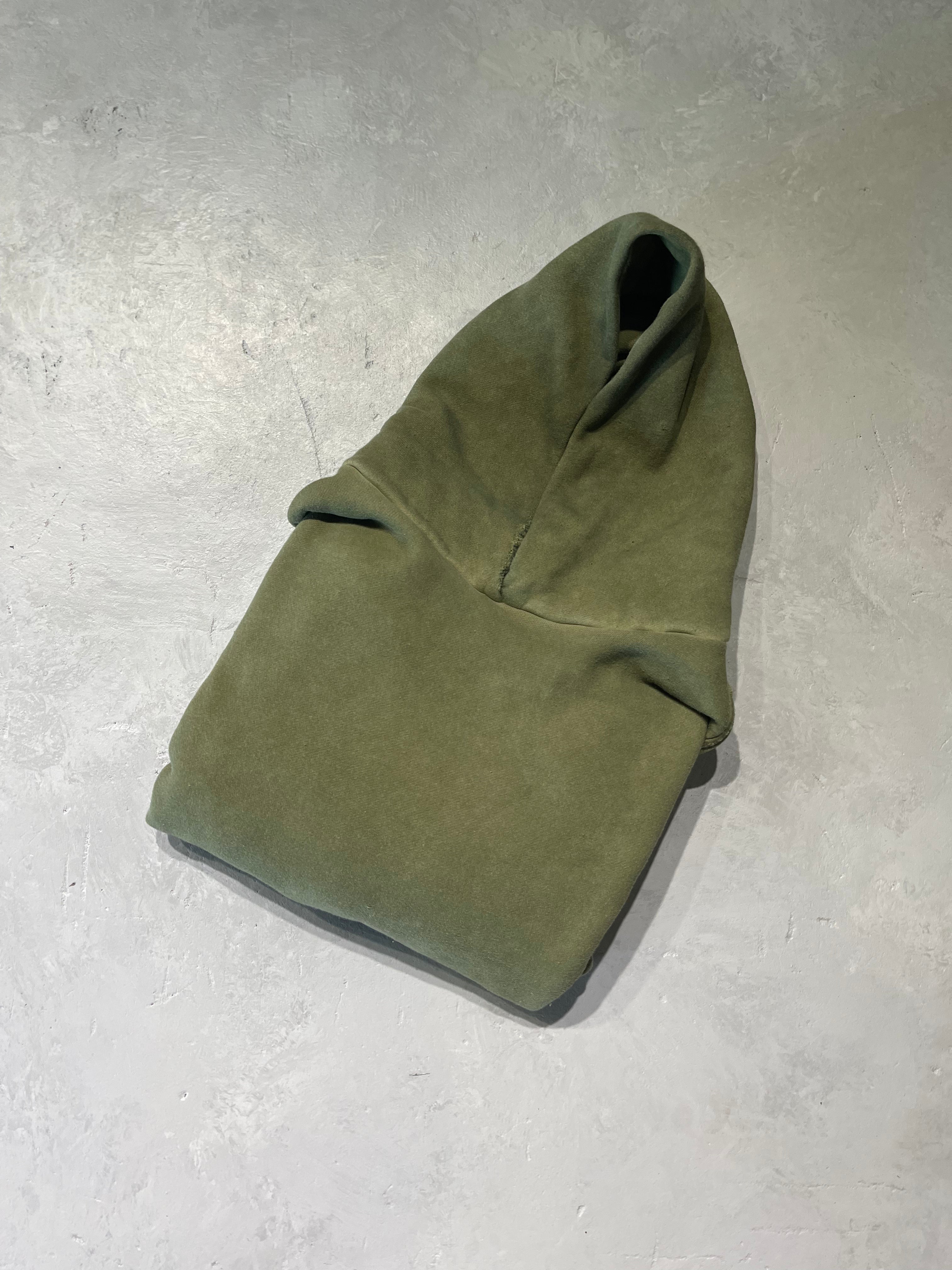 THRASHED OLIVE HOODIE