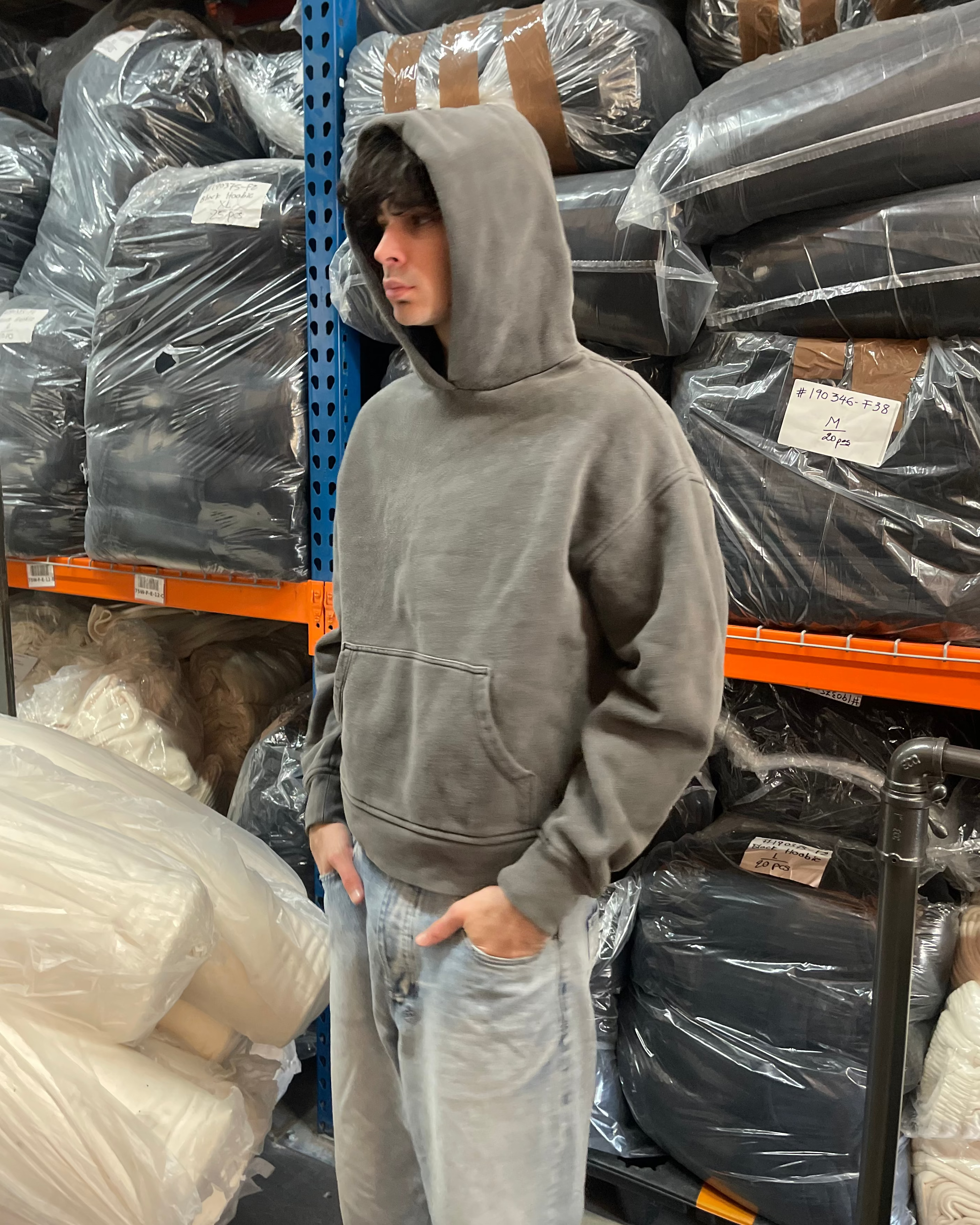 VINTAGE BLACK HOODIE