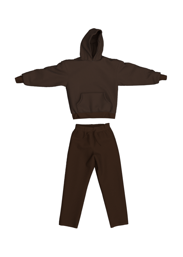 BROWN SWEATSUIT BUNDLE