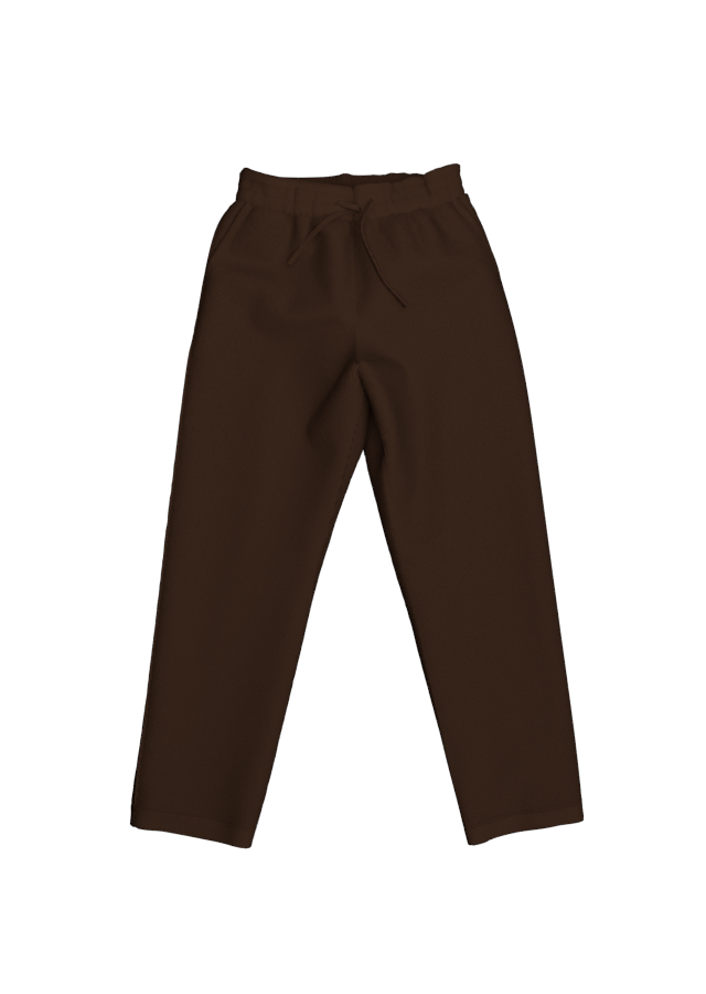 BROWN FLEECE SWEATPANT